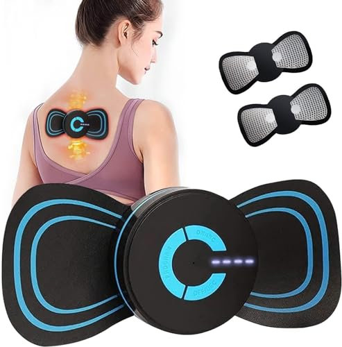 EMS Trainingsgerät, Elektrisches Muskeltrainingsgerät, EMS Mini Massagegerät, 6 Modi Kabellosen Elektiere Bauchtrainer, USB Wiederaufladbar Muskelstimulator bauchtrainer,ABS/Bauch/Arm/Bein