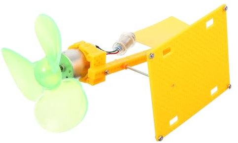 Yardwe Générateur Éolien Miniature DIY Jouet Scientifique Éducatif Kit d'Expérimentation Physique pour Garçon et Filles Projets Scientifiques Renouvelable 1 Pièce