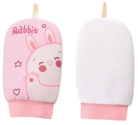 Gants de Gommage Corporel Exfoliant Mitaines Confortables pour le Bain