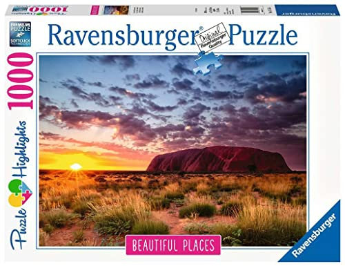 Ravensburger Puzzle 15155 - Ayers Rock in Australien - 1000 Teile Puzzle für Erwachsene und Kinder ab 14 Jahren, Landschaftspuzzle