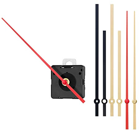 Dugena Quarz-Uhrwerk-Set ME 838, inklusive Zeiger-Set, 1 Stück, zum Einbauen, Größe:ZWL 20.1 mm. extra stark