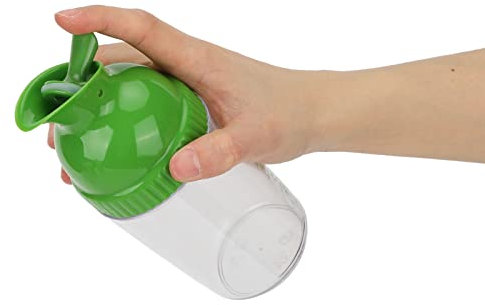 Botella Mezcladora de Aderezo para Ensaladas, Tazones de Cereales Tazones de Cereales con Borde 200 Ml Coctelera para Aderezo para Ensaladas Recipiente para Aderezo para Ensaladas (Verde)