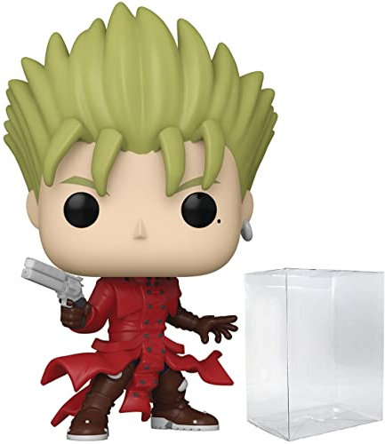 POP Anime: Trigun - VASH The Stampede Funko Vinyl Figure (Bundled with Compatible Box Protector Case), Multicolor, 3.75 inches