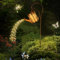 Tremdwoto luci da esterno giardino solari,Luci Solari per Annaffiatoio, luci solari da giardino,decorazioni giardino per esterno, cascata di luci all'aperto impermeabile, Lanterna Solare da Giardino