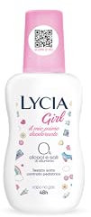 Lycia, Girl Deodorante Bambina Vapo No Gas, Formulato per le Prime Sudorazioni di Bambine e Ragazze, Efficacia fino a 48H, Senza Sali di Alluminio e Senza Alcool, per Pelli Delicate, 75 ml