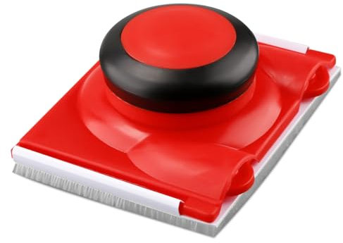 Thyonta Brocha de pintura a presión para acabar bordes, pintura de látex, pincel plano de esquina sombreado, adecuado para bordes flocados, bordes de esquina de pintura