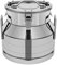 Jarra de transporte de leche de acero inoxidable de 12 L, 20 L, 30 L, 40 L, 60 L, apta para almacenar diversos productos líquidos y sólidos como leche (12 L)