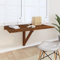 LAJUQNQ Wandklapptisch Eiche braun 100x60x56 cm Holzwerkstoff,Möbel,Tische,Klapptische-342652 Substitutability