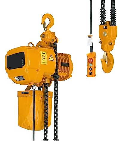 QZQHNYJ 1 2 3 Ton Single Double Phase Air Lifting Electric Trolley Vital Chain Hoist Crane
