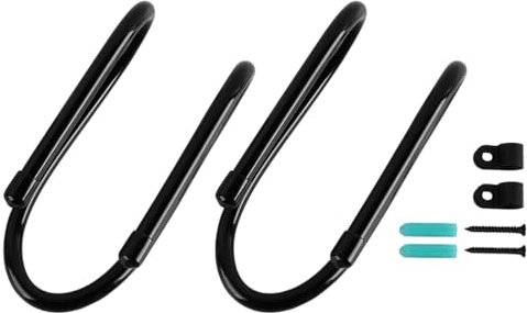 Ieron Schlauchhalter für Staubsauger, Kopfhalter, Wandhalterung, einfach an Verschiedene Schlauchhalterungsgrößen anzupassen, geeignet für Staubsauger, Garagenwerkzeuge