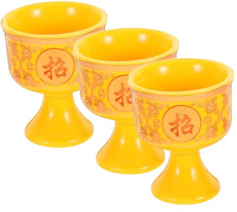 AUTSUPPL Lot De 3 Bols D'offrande À Eau En Céramique Pour Culte Bouddhiste À Domicile