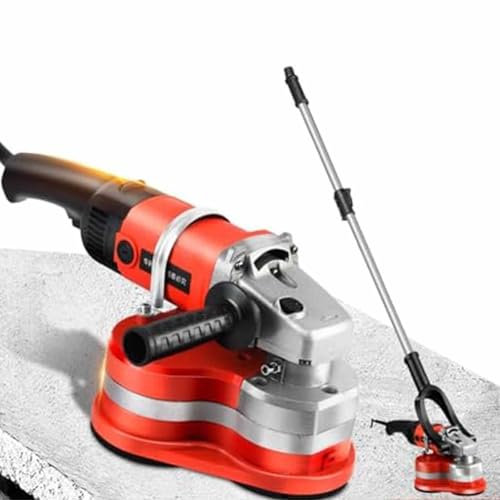 DDZJTPP Pulidora Hormigón 2800 RPM,Pulidora De Suelos 2800W,Lijadora De Pared con Ajuste De 6 Velocidades,Pulidora De Pared con 4 Discos De Pulido Diferentes,para Lijar,Pulir,WithExtensionPole