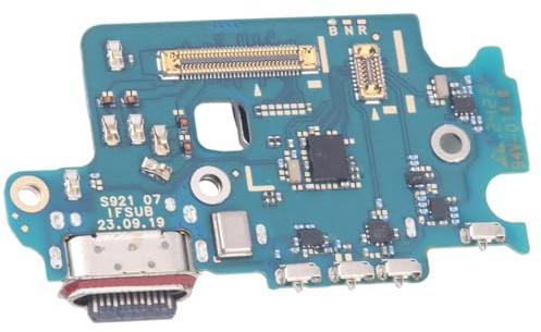 OnlyTech - USB-C-laddningskontakt, SIM-kortläsare, antenn och mikroersättning för Samsung Galaxy S24 SM-S921B (europeisk version)
