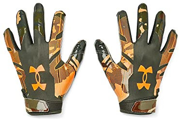 Under Armour Jungen F8 Neuheit Fu ball Handschuhe (310) Barock Green / Blaze Orange Jugend Small