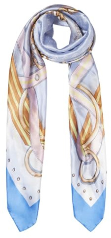 LIU JO Foulard con stampa 120 x 120 cm Non definito 73936 BLU BONNET
