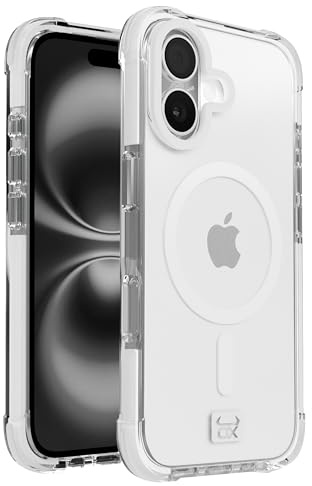 OX Armour Coque pour iPhone 16 - Antichoc - Qualité militaire - Protection contre les chutes 3M - Coins renforcés - Couverture anti-rayures - Protection de l'objectif de l'écran et de l'appareil photo