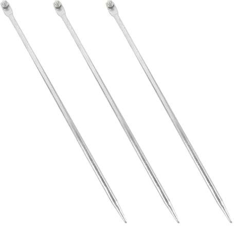 FUTUREORYY Varillas de Puesta a Tierra Galvanizadas 12X500 MM 3 Piezas Varilla de Sonda de Tierra Eléctrica para Conexión Segura en Hogares Oficinas y Exteriores Protección contra