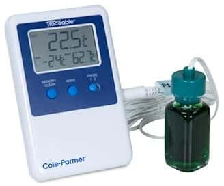 Traceable Refrigerator/Freezer Thermometer: 1 Bottle Probe