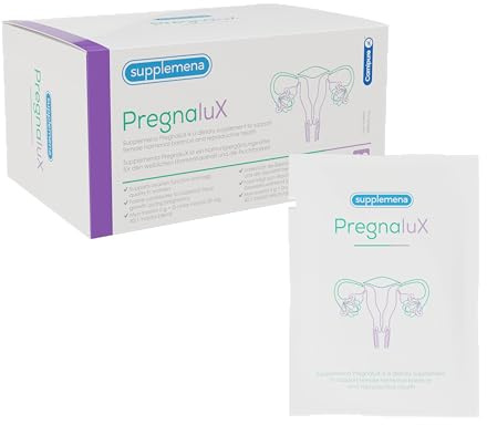 PregnaluX PCOS & Fertility Supplement for Women | Prenatal Vitamins w/Myo-inositol, L-Carnitine, NAC, CoQ10, Folic Acid, B12 | 1 Month