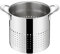 Lagostina Emozione Panier Perforé pour Pastaiola en Acier Inoxydable 18/10, Ø 20 cm, Panier à Pâtes pour Égoutter Rapidement les Aliments, avec de Grandes Poignées Soudées, Lavable au Lave-Vaisselle