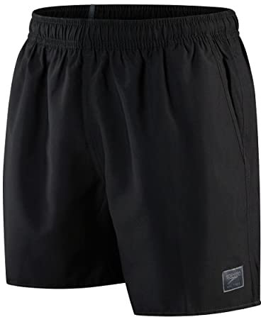 Speedo Prime Leisure 16 Bañador Hombre, Negro, L