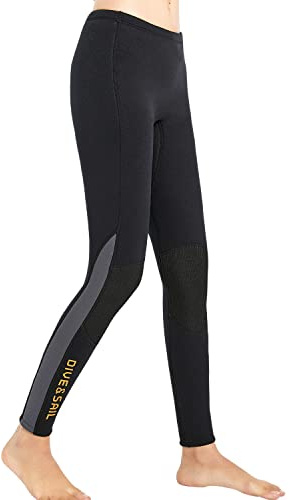 Wetsuit Pants 3mm Neoprene Pants Women Surfing Pants Keep Warm for Diving Surfing Swimming Snorkeling Scuba Kayaking Pants L Size