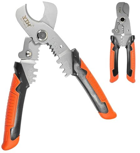 7'' Pelacables, Aceros Inoxidables Alicates Electricista, Pelacables Electricista para Alambre de Cobre para Alambre de Aluminio, Pelador de Cables, pela Cables, Pela Cables de Electricidad