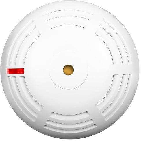Satel BE Wave Fire Detector Pro ASD-250 Funk Rauchwarnmelder für Haus und Wohnung Alarmanlage und Smart Home, Funkreichweite bis zu 1300 m