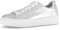 Gabor Damen Low-Top Sneaker, Frauen Halbschuhe,Moderate Mehrweite (G),Sportschuhe,Freizeitschuhe,Turnschuhe,Laufschuhe,Silber,41 EU / 7.5 UK