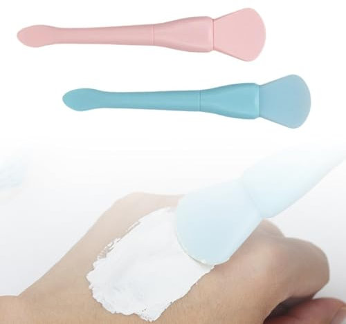 2 Stück Maskenpinsel Gesicht,Pinselset Silikon-Applikator Make Up Facial Applicator Gesichtsmasken Pinsel für Masken Pinsel,Maskenbürste Gesichtsmaske Brushes Maskenpinsel Silikon Pinsel für Masken