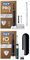 Oral-B iO Series 2 Elektrische Zahnbürste, DUO Pack, Reise-Etui, Aufsteckbürsten-Etui Night Black, Forest Green + Oral-B Pro Series 3 Doppelpack Elektrische Zahnbürste, 4 Aufsteckbürsten, Black/White
