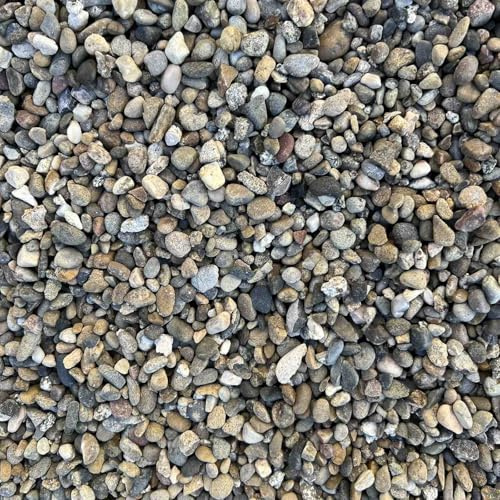 World PLANTIL Gravilla Canto Rodado/Grava de Jardín/Piedra Natural/Saco 20 kg/Piedra decorativa/Exterior - interior (5/12 mm)