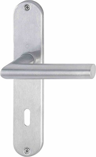 Innentür-Drücker Amsterdam Edelstahl Langschild - HOPPE WC_DIN Links