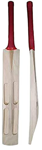 Kalindri Sports Cricketschläger aus Holz, beliebte Weide für Tennis, Gummiball (6 Zahlen, Schaufel-Design)