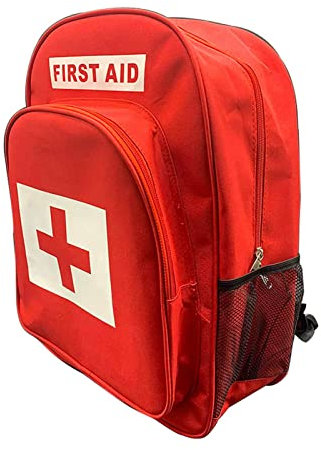 DIXII Erste-Hilfe-Set-Haversack-Tasche, Harter, großer Medizin-Aufbewahrungskoffer mit tragbarem Schultergurt for die Reise zu Hause im Auto