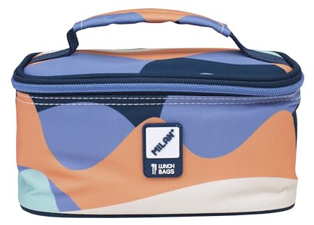 MILAN® Bolsa isotérmica porta alimentos pequeña con 1 recipiente (1,5 l) serie The Fun, azul
