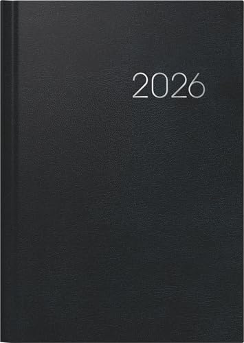 BRUNNEN bokkalender mod. 796 2026 | A5, plast, svart