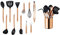 ECHTWERK Kitchen Utensils, 12 Piece Kitchen Utensil Set, Kitchen Accessories, Cooking Cutlery with Stainless Steel Handle, Cooking Set with Utensil Holder, Copper Edition, EW-KS-1201K