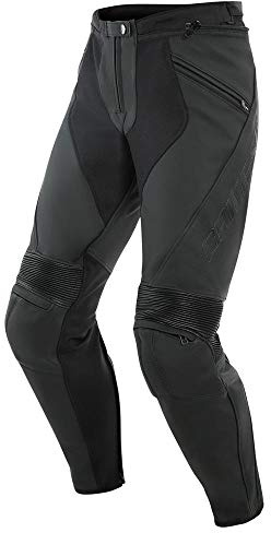 Dainese Pony 3 Pantalon en cuir de moto, schwarz, 48