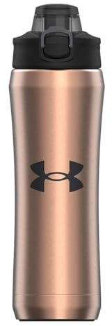 Under Armour 18oz Stainless Steel Water Bottle, Vacuum Insulated, Self Draining Protective Cap, Leak Proof, For Kids & Adults, All Sports, Gym