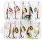 Fishing Forellen Spoon Set, 10 Stück Forellenköder Spinner Blinker Angelköder mit Aufbewahrungsbox für Hecht Zander Barsch Forelle