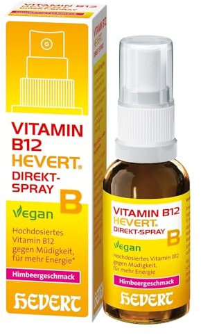 Vitamin B12 Hevert Direkt-Spray gegen Müdigkeit, für mehr Energie, 30 ml Lösung