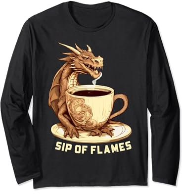 Coffee Dragon Tasse à cappuccino Java Moka SIP OF FLAMES Manche Longue