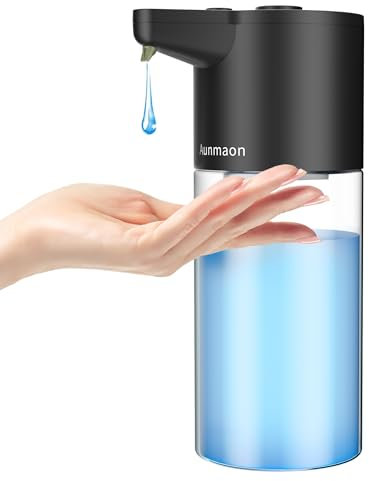 Automatic Soap Dispenser Touchless,Simple Physical Adjustment,Low Battery Consumption Hand Dish Soap Dispenser Kitchen Bathroom,Hands Free Auto