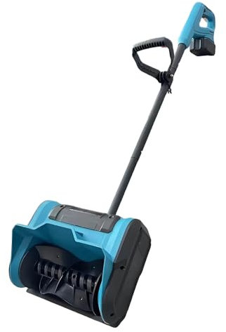 Pala Da Neve Pieghevole, Pala Elettrica Portatile, Motore Senza Spazzole, Turbina Da Neve Elettrica Senza Spazzole per Il Vialetto Del Patio(Two Batteries)