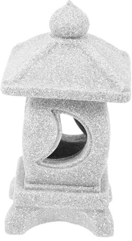 HOMOBABE Statua Giapponese Pietra Per Giardino Lanterna Pagoda Decorativa Per Acquari e Paesaggi Ornamentale e Multifunzionale Stile Zen