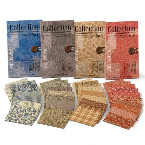 240 Pcs Scrapbook Paper, Vintage Style Patterned Papers for Decoration | Decoupage Paper Sheets for Diy Crafts, Card Making, Art Journaling, Travel Diary