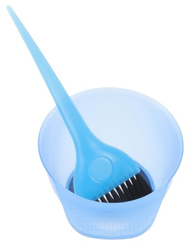 Operitacx Set 1 Ciotola per Tinta Chioma e Pennello per Colorare Chioma in Plastica, Multifunzionale e Facile da Usare, per Uso Professionale e Fai-da-te