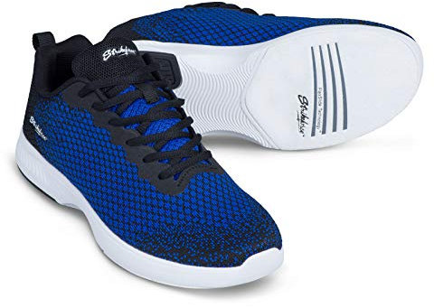 KR Strikeforce Men's Sporty Bowling Shoes Black Blue 7 UK