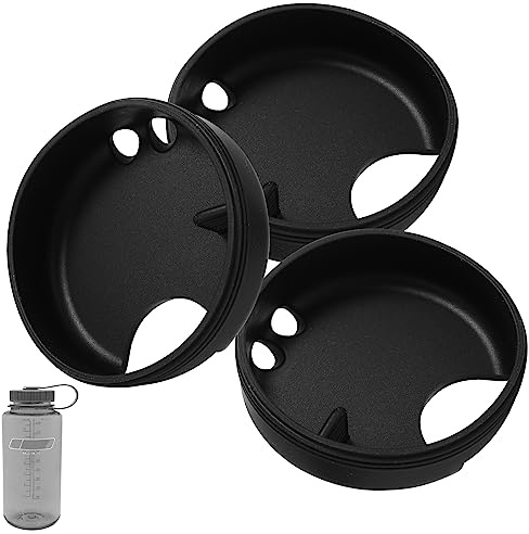 3pcs Silicone Splashguard for Nalgene, Splashguard Lid Wide Mouth for Nalgene Splash guard 32 oz Wide Mouth Water Bottle Accessories